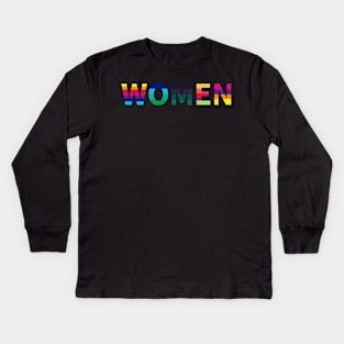 Women Kids Long Sleeve T-Shirt